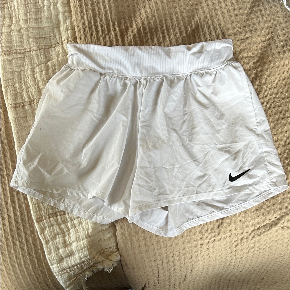 Nike Women's Athletic White Shorts